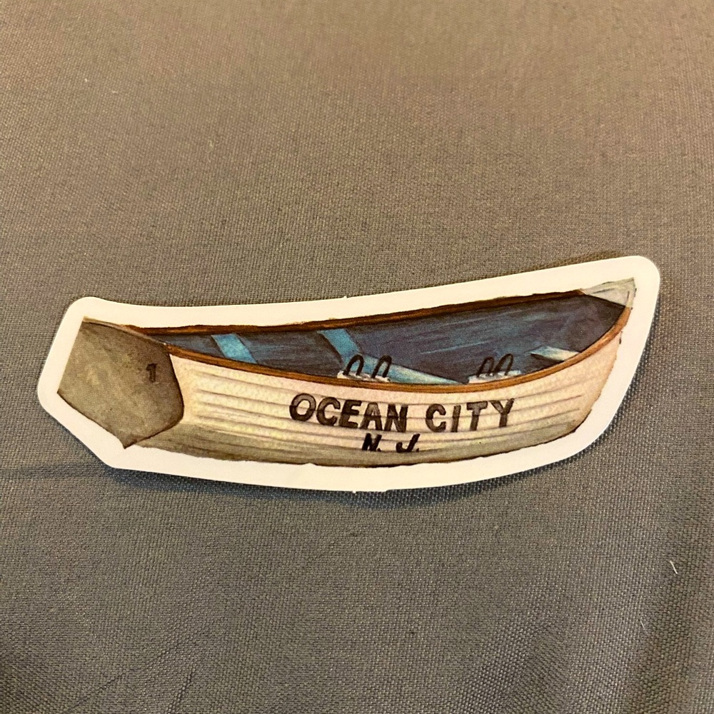 🌈20/$5🌈 Ocean City NJ Boat Sticker